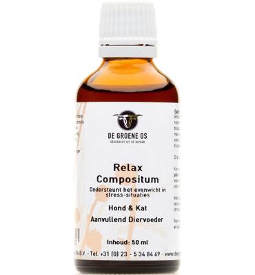 De Groene Os Relax Compositum Hond & Kat Druppels De Groene Os Relax Compositum Hond & Kat Druppels