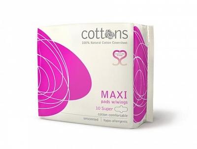 Cottons Cottons Maandverband Maxi Super (10st)