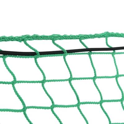 VidaXL Aanhangwagennet elastisch touw 3x2,5 m polypropeen groen - thumbnail