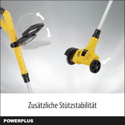Powerplus Powxg6650 Electric Telescopic Essallo di diserbo - Extractor Weed, 400 W, con pennello in nylon e acciaio Powerplus Powxg6650 Electric Telescopic Essallo di diserbo - Extractor Weed, 400 W, con pennello in nylon e acciaio