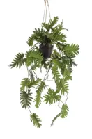 Kunstplant Philodendron hangend in pot - 80cm - thumbnail