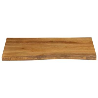 Tafelblad met natuurlijke rand 90x60x3,8 cm massief mangohout Tafelblad met natuurlijke rand 90x60x3,8 cm massief mangohout