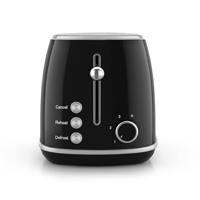 Vintage broodrooster voor 2 sneetjes - SWEISS - GRS9 - 850 W - Verstelbare thermostaat - Zwart - thumbnail