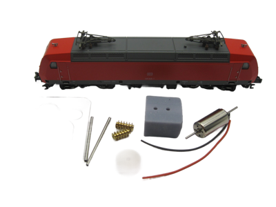 micromotor nf035C N ombouwset voor Fleischmann BR 101, BR 145 Modelle ohne Schnittstelle