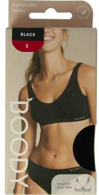 Boody Shaper Crop BH Zwart S Boody Shaper Crop BH Zwart S