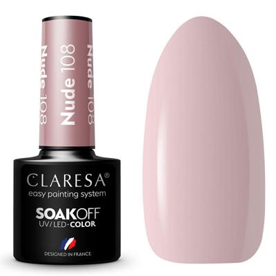 Claresa uv/led gellak 5ml nude 108 Claresa uv/led gellak 5ml nude 108