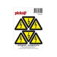 Sticker Gevaarlijke electrische spanning - 45 mm driehoek 6. - thumbnail