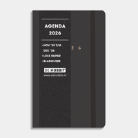 Deluxe Pocket Agenda 2026 Antraciet - thumbnail