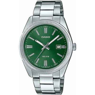 Casio Groen Zilverkleurig Heren horloge