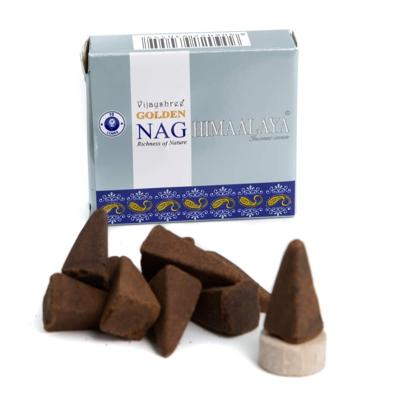 Golden Nag Himalaya Wierookkegels (1 pakje)