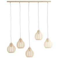 Light & Living Hanglamp 'Elati' 5-lamps, kleur Zand - thumbnail