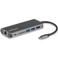 StarTech.com USB-C multiport adapter SD kaartlezer Power Delivery 4K HDMI GbE 2x USB 3.0 - thumbnail
