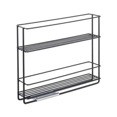 Metaltex uitschuifbaar kruidenrek zwart