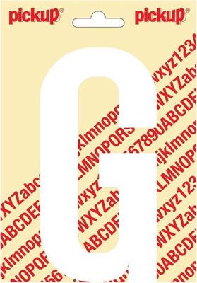 Plakletter Nobel Sticker letter G wit Pickup - Pickup Plakletter Nobel Sticker letter G wit Pickup - Pickup