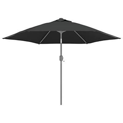 VidaXL Vervangingsdoek voor parasol 300 cm antracietkleurig