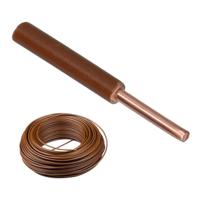 VD draad 10M bruin 2,5mm² - thumbnail
