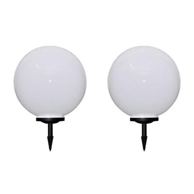 VidaXL Tuinpadlampen 2 st met grondpin led 50 cm