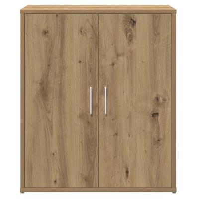 Highboard 2 pcs artisanaal eikenkleurig 60 x 31 x 70 cm