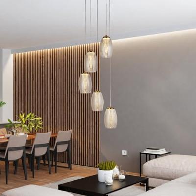 Searchlight 5-lichts hanglampCyclone brons - 97291-5CP