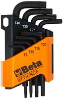 Beta 8-delige set haakse stiftsleutels voor Torx® schroeven (art. 97TX) met support 97TX/SC8 - 000970064 - thumbnail