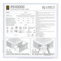 Lian Li RS Series 80 PLUS Gold PC-netvoeding 1000 W ATX 80 Plus Gold - thumbnail