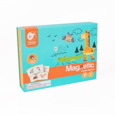 Classic World magneetspel bosdieren, 60dlg.