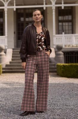 Studio Anneloes Kylie Marker Crepe Top T-shirt Lange Mouw 9997 Multi Color