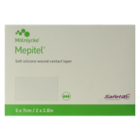 Mepitel Steriel 5 x 7cm 5 Stuks - thumbnail