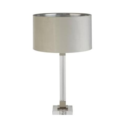 Searchlight Design tafellampScarborough goud met grijze kap - EU67521GY