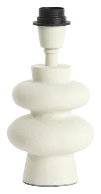 Light & Living Tafellamp 'Olona' 20cm hoog, kleur Crème (excl. kap)