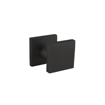 Intersteel Vierkante voordeurknopCastor eenzijdige montage aluminium zwart - 0023.392912