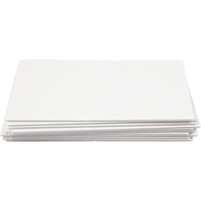 Creativ Company Foam bord, a4, vel 210x297 mm, dikte 3 mm, wit, 10 vel/ 1 doos