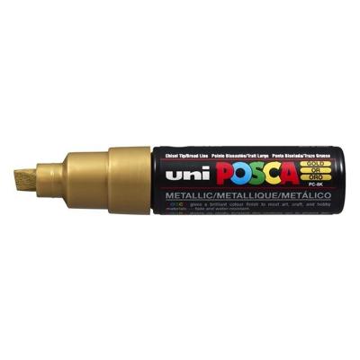 Paintmarker uni posca pc8k b schuin goud