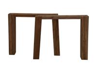 HSM - HSM Collection-Tafelpoot Outdoor S|2-93x75x23-Naturel-Teak - thumbnail