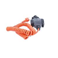 AS Schwabe 70414 Stroom Verlengkabel 16 A Oranje, Zwart 5.00 m H07BQ-F 3G 1,5 mm² Spiraalkabel - thumbnail