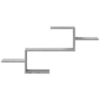 Wandschap 104x15x49 cm bewerkt hout grijs sonoma eikenkleurig - thumbnail