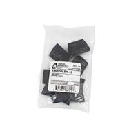 Hammond Electronics 1552DPLBK-10 Eindplaat ABS kunststof Zwart (l x b x h) 51 x 76 x 23 mm 10 stuk(s) - thumbnail