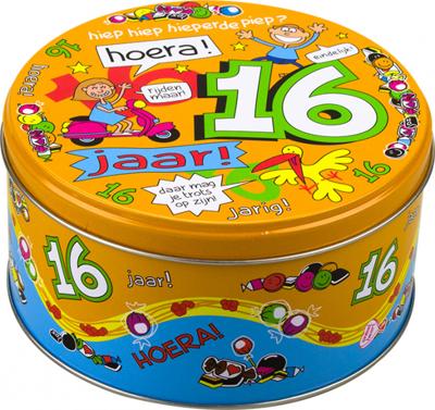 Snoeptrommel 16 jaar