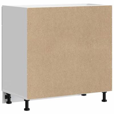 Keuken onderkast "Porto" bewerkt hout wit Keuken onderkast "Porto" bewerkt hout wit