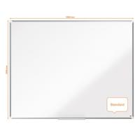 Nobo Premium Plus whiteboard, gelakt staal, magnetisch, 150 x 120 cm - thumbnail