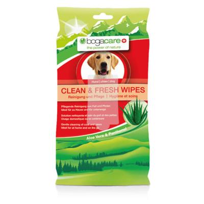 bogacare® Vacht- & potenverzorgings-doekjes Clean & Fresh, 15 stuks