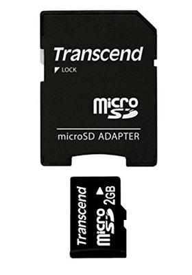 Transcend TS2GUSD microSD-kaart Industrial 2 GB Class 2 Incl. SD-adapter
