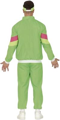 Neon Groene Tracksuit Heren
