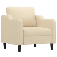 Fauteuil 60 cm stof crmekleurig - thumbnail