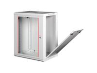 ROLINE 19” wandbehuizing Basic Plus 18U, 600x450 BxT grijs - thumbnail