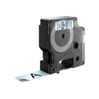 Gelamineerde Tape voor Labelmakers Dymo D1 45800 LabelManager™ Zwart Transparant (5 Stuks) - thumbnail