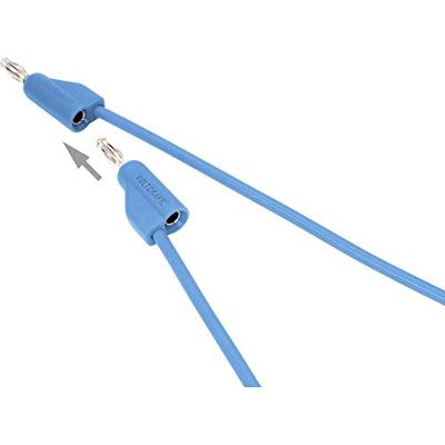 VOLTCRAFT MSB-300 Meetsnoer Banaanstekker 4 mm Banaanstekker 4 mm 0.50 m Blauw 1 stuk(s) VOLTCRAFT MSB-300 Meetsnoer Banaanstekker 4 mm Banaanstekker 4 mm 0.50 m Blauw 1 stuk(s)