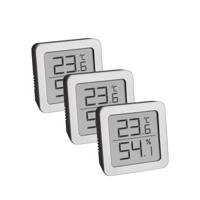 TFA Dostmann Thermo- en hygrometer Zilver, Zwart - thumbnail