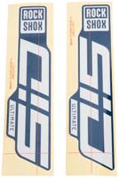 ROCKSHOX decor set decal set rs glossy white for blue sliders - thumbnail