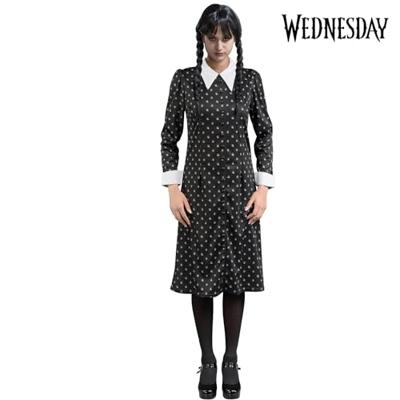 Zwarte Jurk Wednesday Dames Classic ©